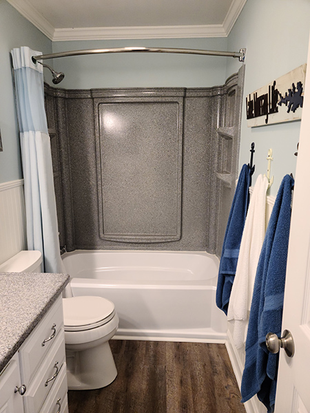 Before Bathroom Resurfacing